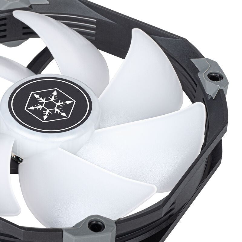 Silverstone SST-ARV140-ARGB CPU-kjøler vinklet bilde
