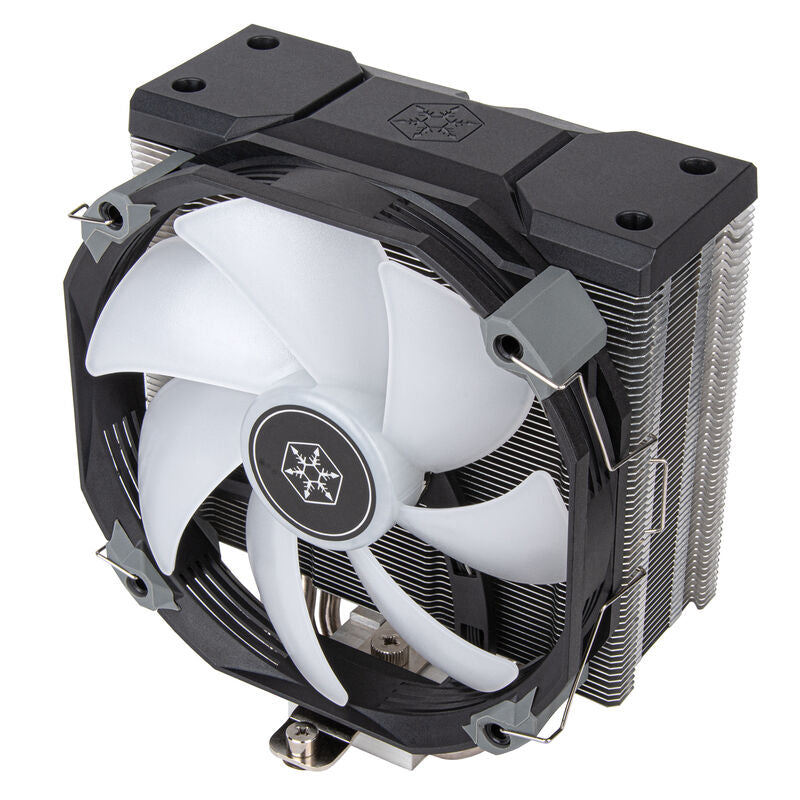 Detaljbilde av Silverstone SST-ARV140-ARGB CPU-kjøler kobber-heatpipes