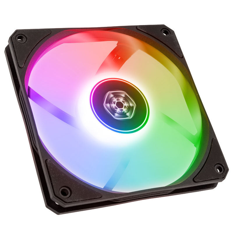 SilverStone SST-AS120B-ARGB vifte frontside