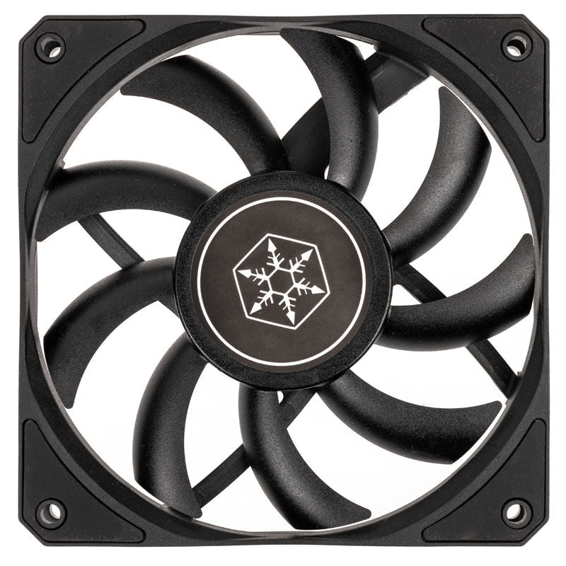 SilverStone SST-AS120B slim vifte 120 mm PWM bakside