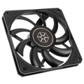 SilverStone SST-AS120B slim vifte 120 mm PWM forfra