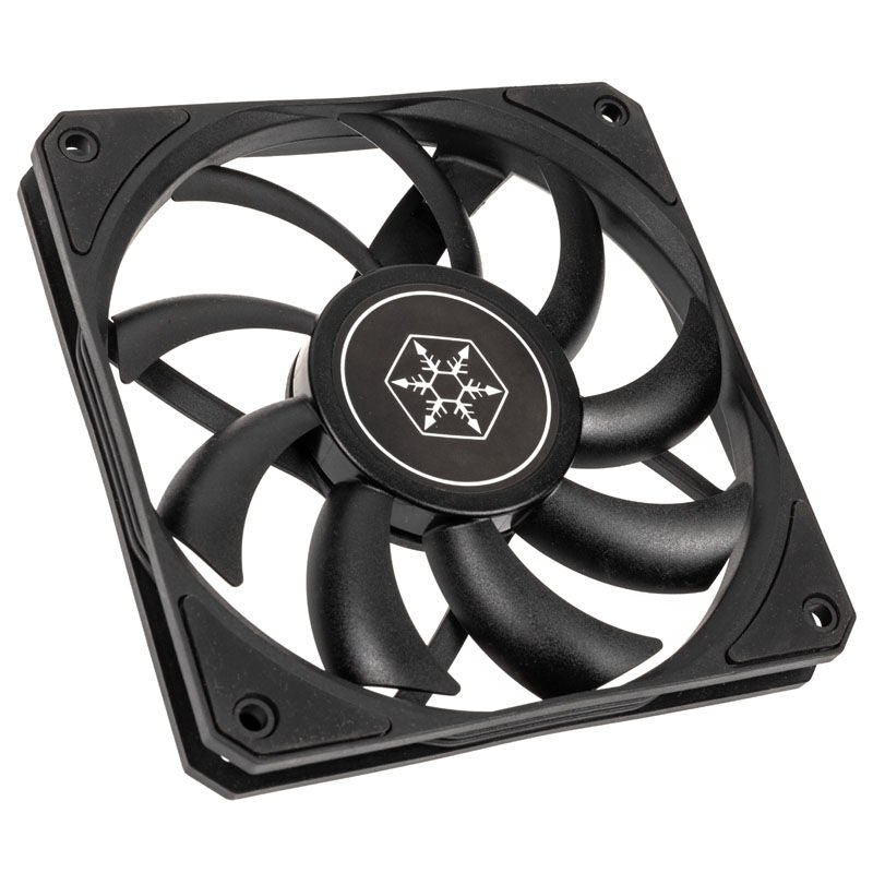 SilverStone SST-AS120B slim vifte 120 mm PWM forfra