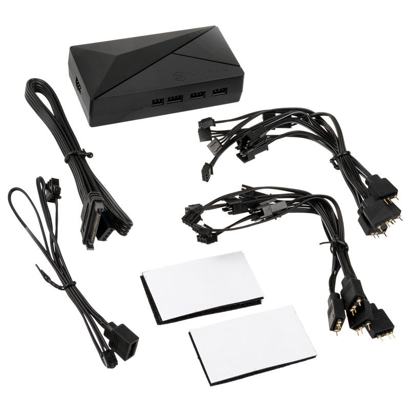 SilverStone SST-CPL02-E 8-port ARGB hub oversikt over design