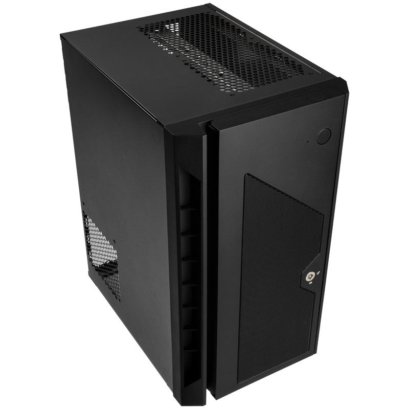 SilverStone SST-CS381 v1.1 lagringskabinett Micro-ATX svart bakside