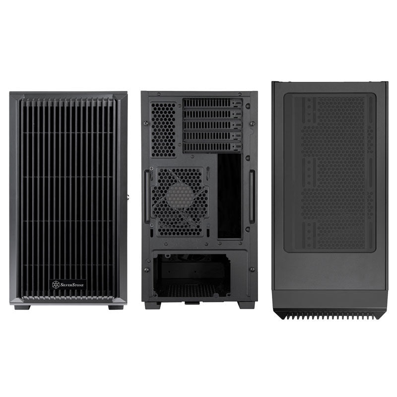 SilverStone SST-CS382 serverkabinett Micro-ATX 8x hot-swap bakside