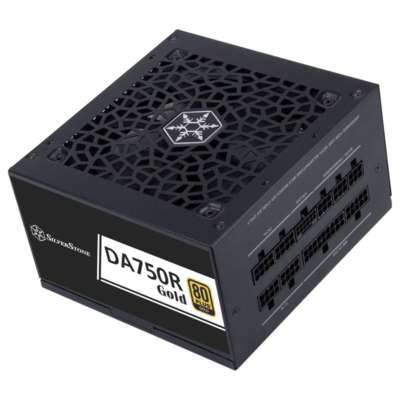SilverStone SST-DA750R-GMA strømforsyning detalj av kabler