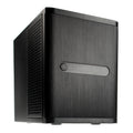 SilverStone SST-DS380B NAS-kabinett Mini-ITX 8x 3,5" SATA svart forfra