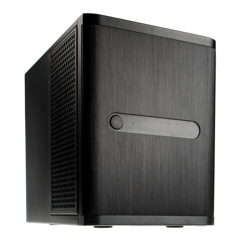 SilverStone SST-DS380B NAS-kabinett Mini-ITX 8x 3,5" SATA svart forfra