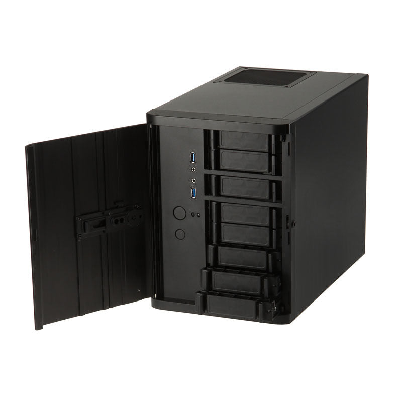 SilverStone SST-DS380B NAS-kabinett med monterte harddisker