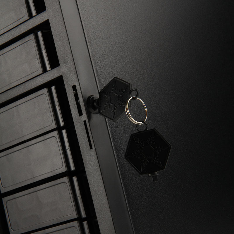 Sidepanel med mesh på SilverStone SST-DS380B NAS-kabinett