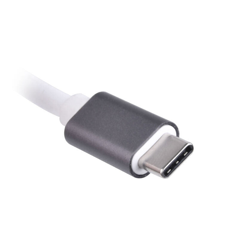 SilverStone SST-EP14C USB-C hub HDMI 3x USB-A USB-C vinkelbilde
