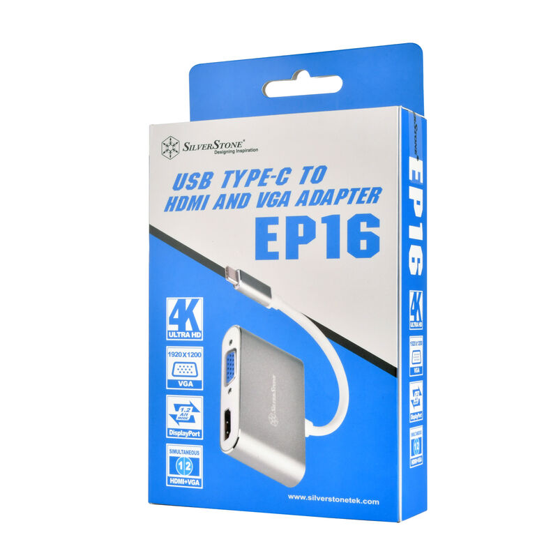 SilverStone SST-EP16C visning av VGA port