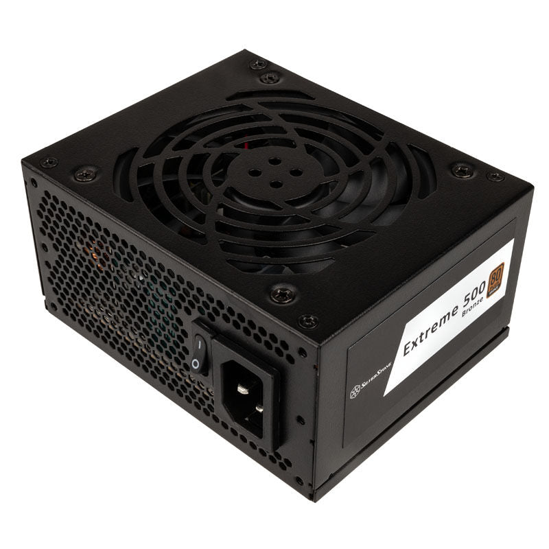 SilverStone SST-EX500-B Extreme SFX strømforsyning forfra