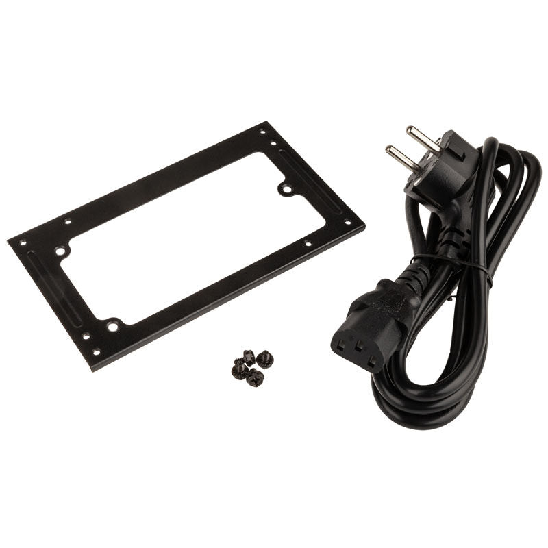 SilverStone SST-EX500-B Extreme SFX strømforsyning nærbilde av tilkoblinger