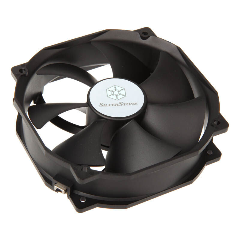 SilverStone SST-FHP141 vifte 140 mm PWM svart forfra