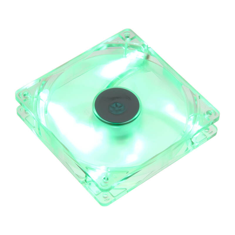 SilverStone SST-FN121-P-GL vifte 120 mm grønn LED forfra