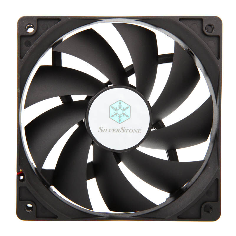 SilverStone SST-FN121-P vifte 120 mm svart bakside
