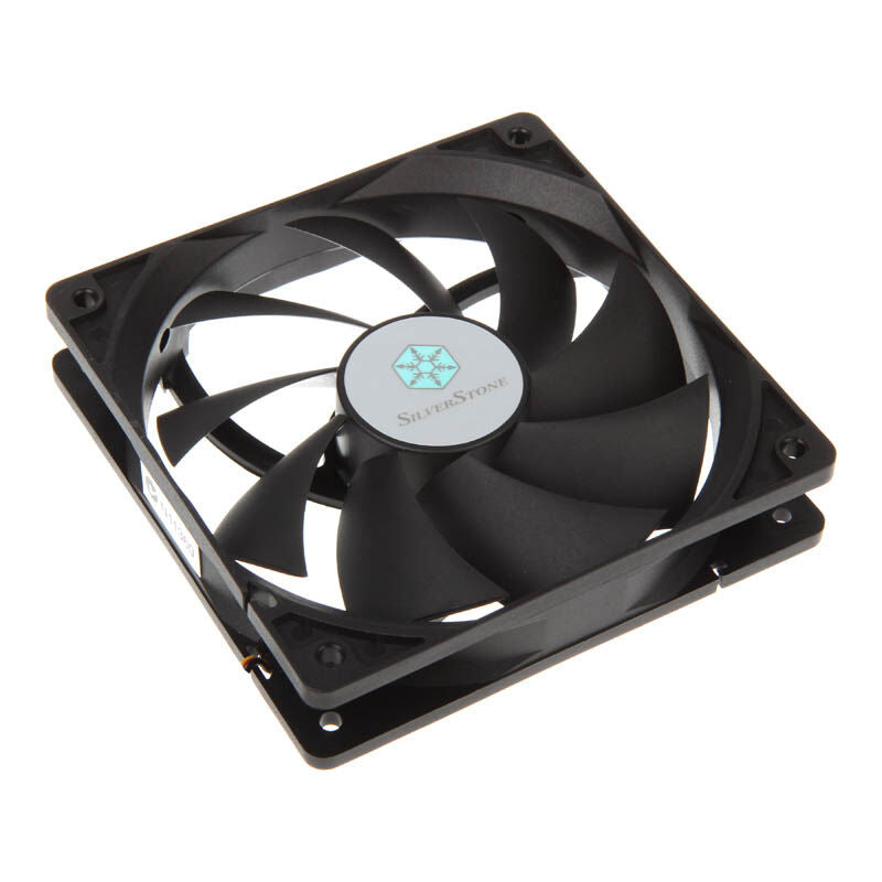 SilverStone SST-FN121-P vifte 120 mm svart forfra