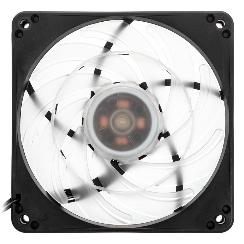 SilverStone SST-FW124-ARGB slim vifte 120 mm ARGB PWM bakside