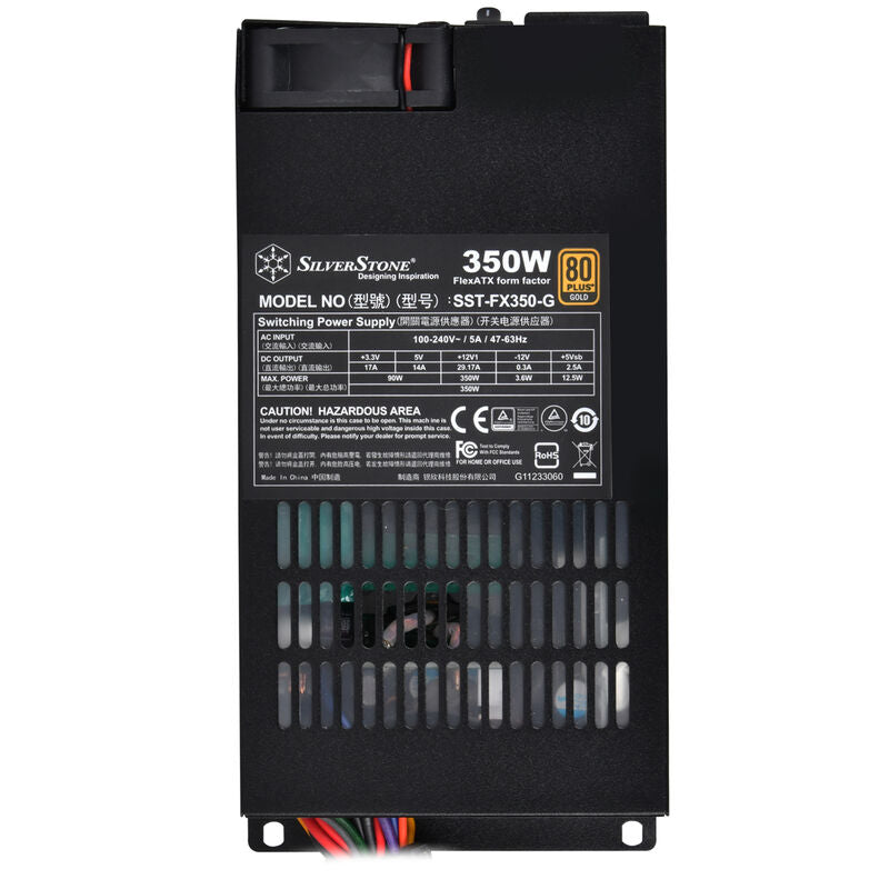 SilverStone SST-FX350-G Flex strømforsyning bakside