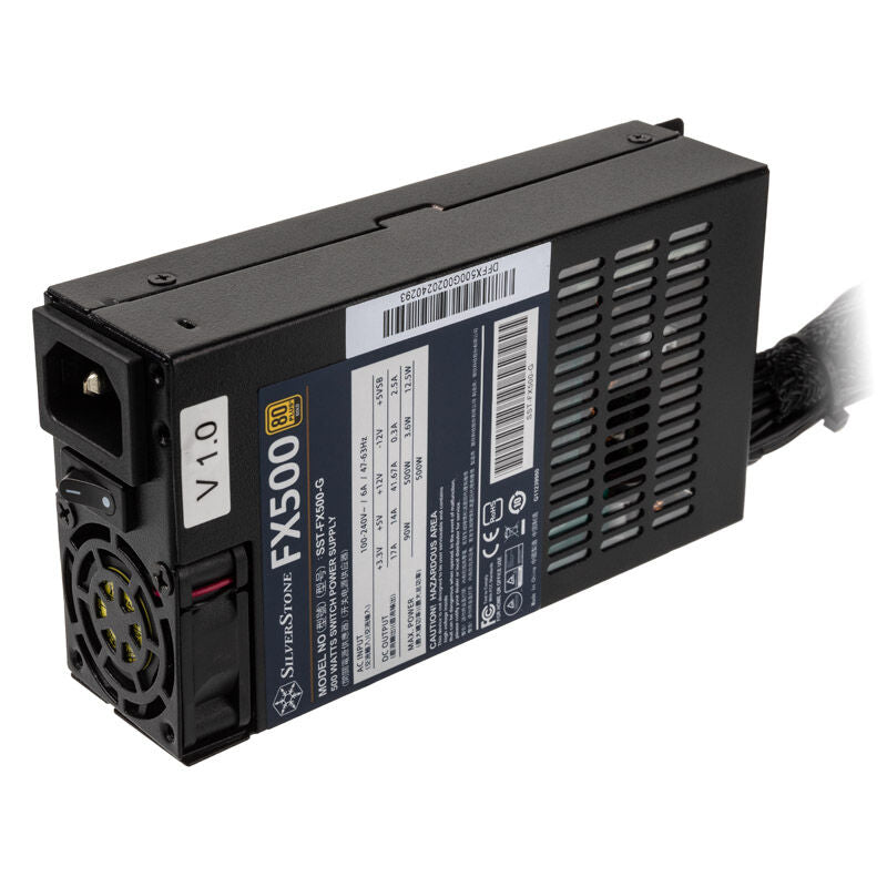 SilverStone SST-FX500-G Flex-ATX strømforsyning forfra