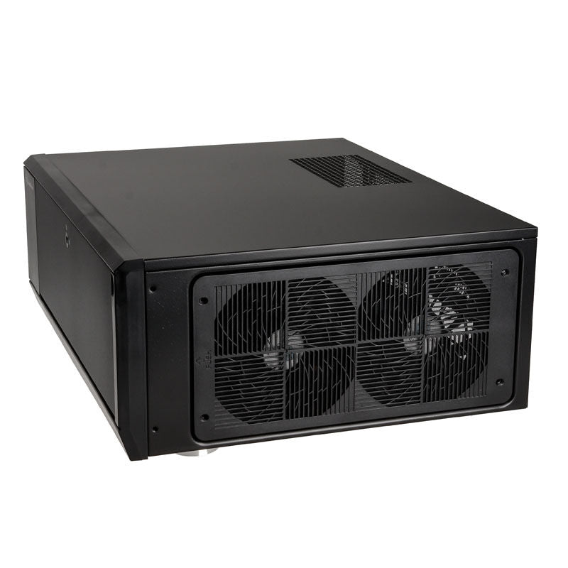 Detaljbilde av SilverStone SST-GD10B Grandia frontklappe i aluminium