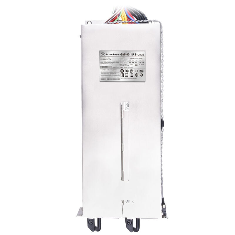 SilverStone SST-GM400-1UB Gemini nærbilde av tilkoblinger
