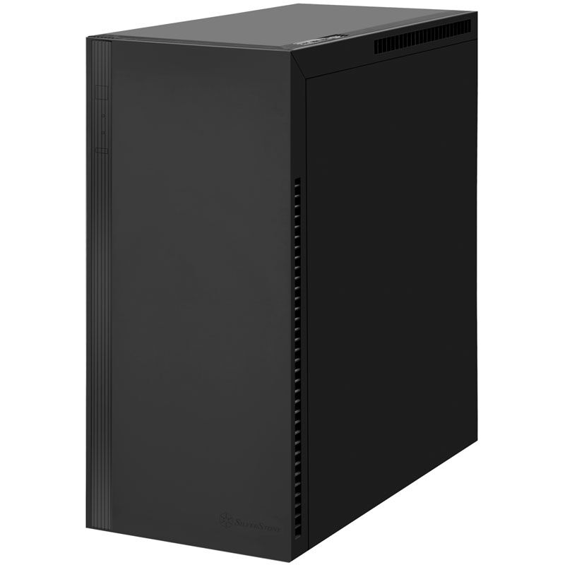 SilverStone SST-KL07B-E kabinett midtårn ATX stillegående svart detalj