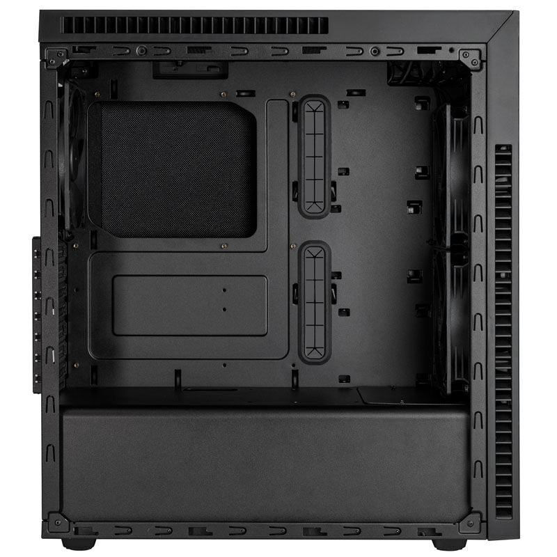 SilverStone SST-KL07B-E kabinett midtårn ATX stillegående svart innvendig layout