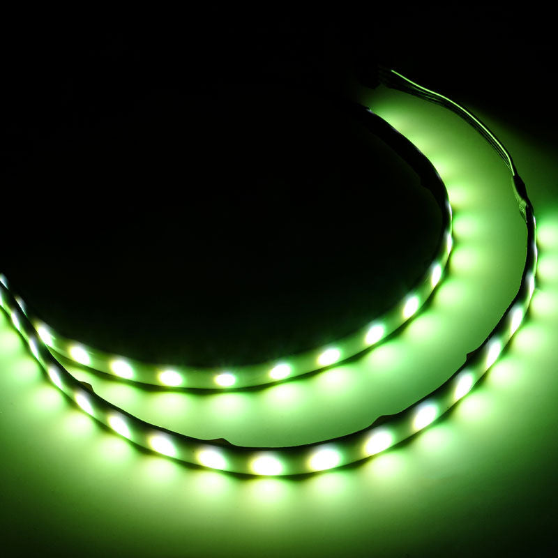 SilverStone SST-LSB01 RGB LED-hub med 2x LED-strip svart montert i kabinett