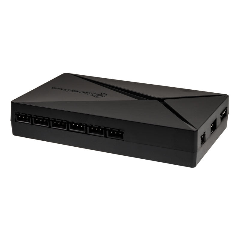 SilverStone SST-LSB02-E ARGB LED-hub kontroller montert i PC