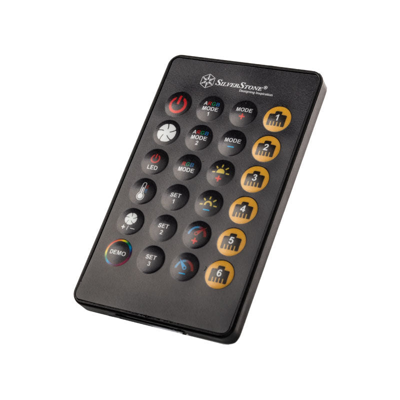 SilverStone SST-LSB02-E ARGB LED-hub kontroller fjernkontroll