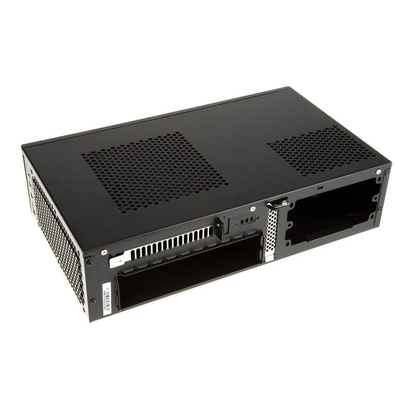 SilverStone SST-ML05B Milo HTPC-kabinett Mini-ITX svart bakside
