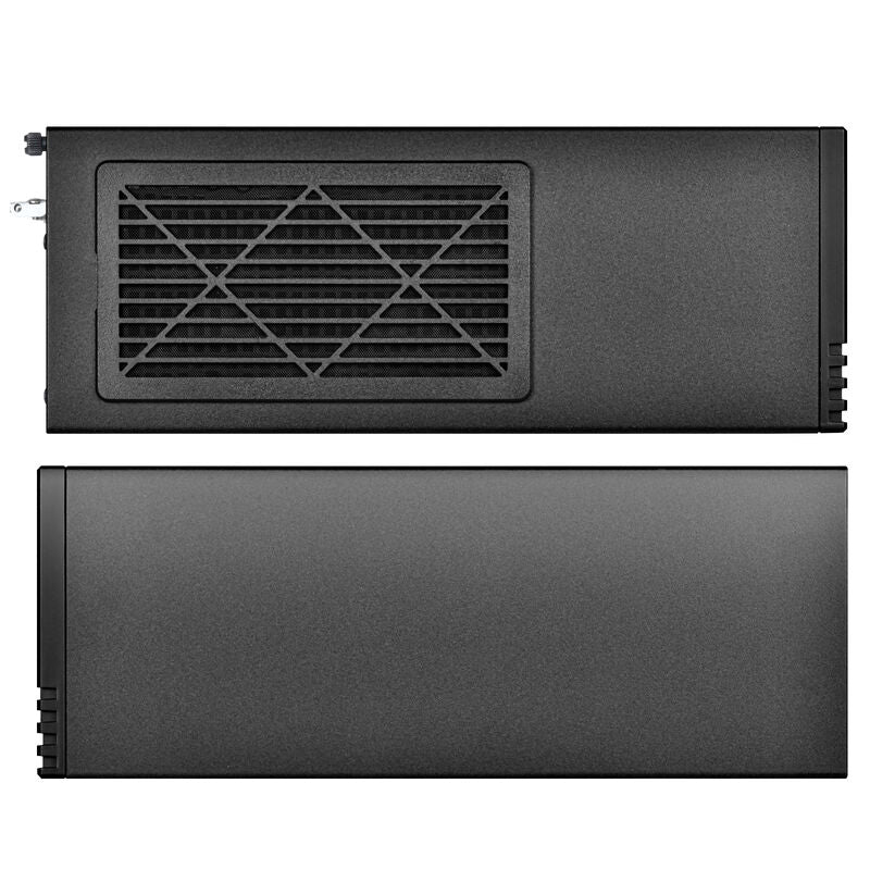 SilverStone SST-ML11B Milo Slim HTPC kabinett Mini-ITX svart montert