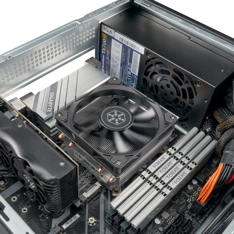 SilverStone SST-ML11B Milo Slim HTPC kabinett med USB 3.0 porter