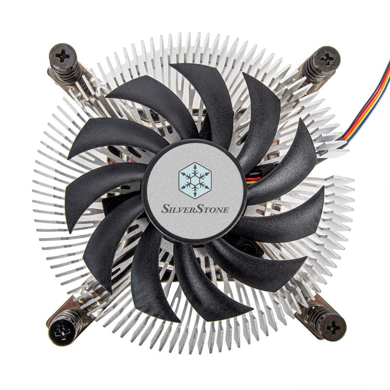 SilverStone SST-NT07-1700 Low Profile CPU-kjøler detalj av vifte