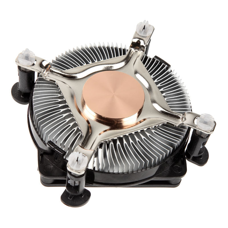 Montert SilverStone SST-NT08-115XP low profile CPU-kjøler i PC
