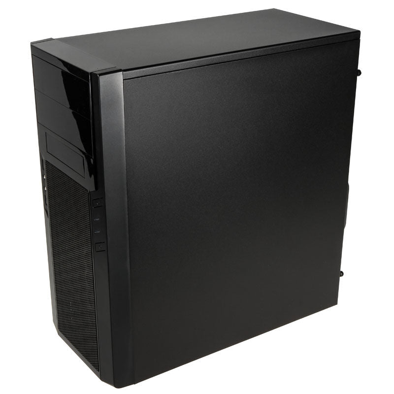 SilverStone SST-PS13B Precision kabinett midtårn ATX svart interiør
