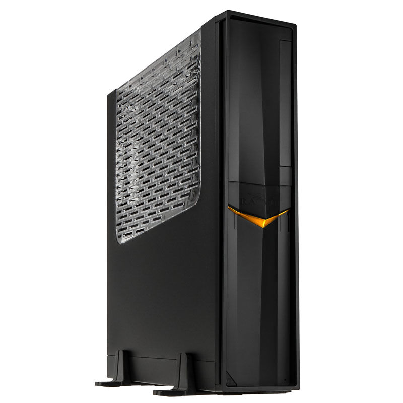 SilverStone SST-RVZ02B-W Raven HTPC kabinett frontside