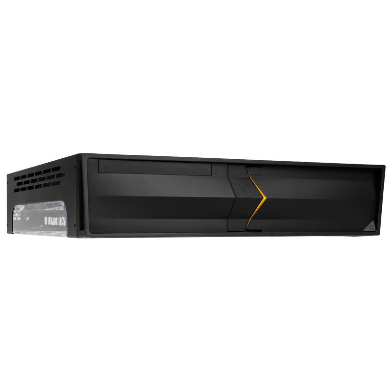 SilverStone SST-RVZ02B-W Raven HTPC kabinett detalj av frontpanel