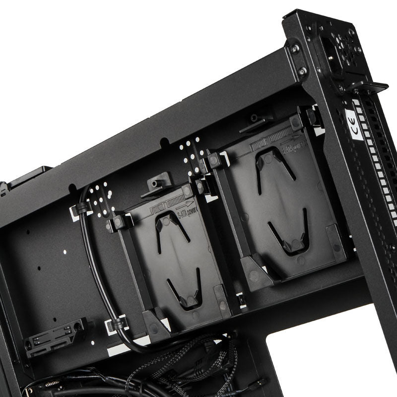 SilverStone SST-RVZ02B-W Raven HTPC kabinett detalj av ventilasjon