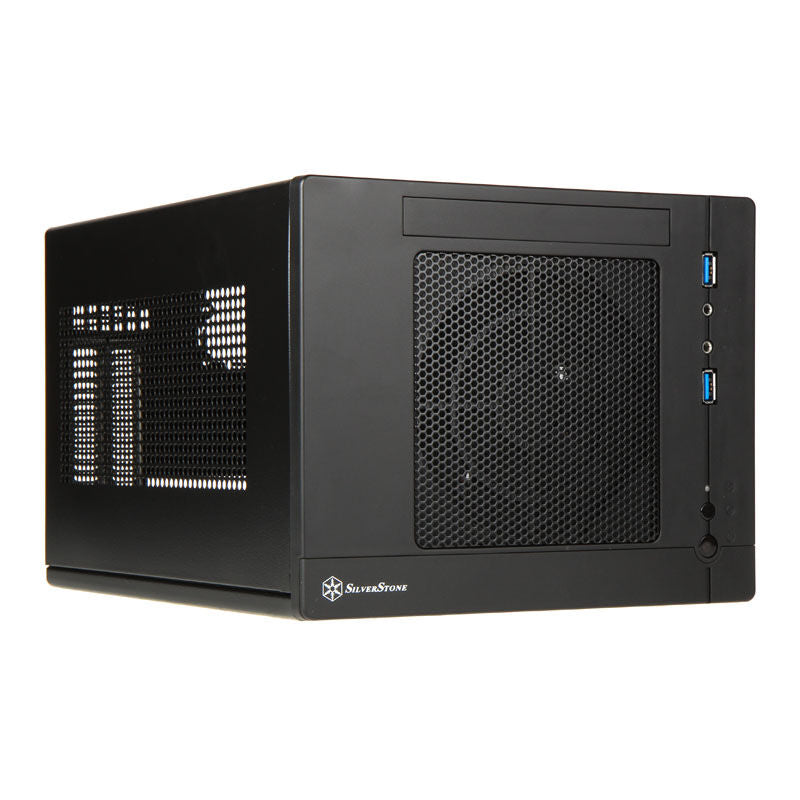 SilverStone SST-SG05BB-Lite Sugo Mini-ITX kabinett svart forfra