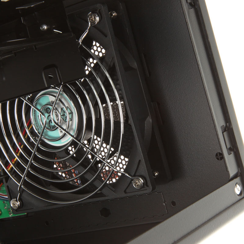 SilverStone SST-SG05BB-Lite Sugo Mini-ITX kabinett svart side med mesh