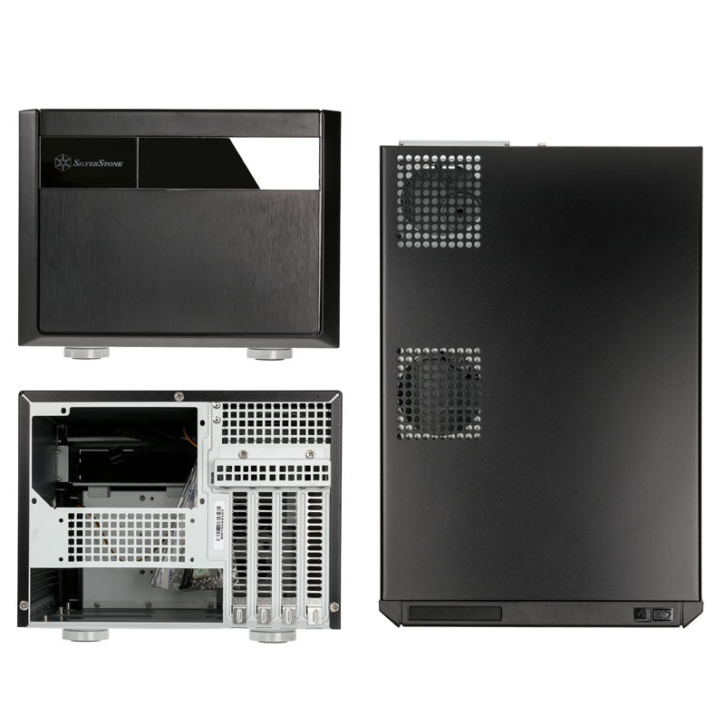 SilverStone SST-SG11B Sugo kabinett bakside og tilkoblinger