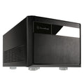 SilverStone SST-SG11B Sugo kabinett Micro-ATX kubeformet svart forfra