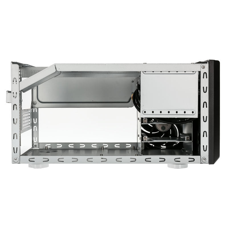 Nærbilde av SilverStone SST-SG11B Sugo kabinett ventilasjon