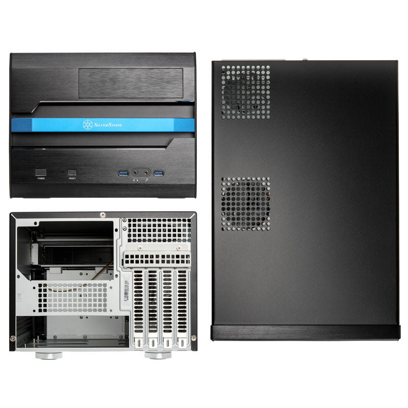 SilverStone SST-SG12B Sugo kabinett bakside