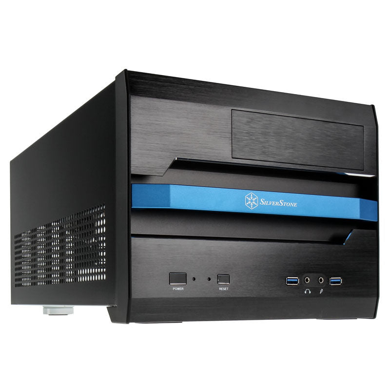 SilverStone SST-SG12B Sugo kabinett Micro-ATX svart forfra