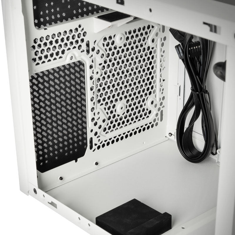 SilverStone SST-SG16W Mini-ITX kabinett mesh hvit topp mesh-panel