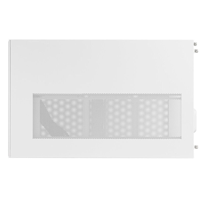 SilverStone SST-SG17W Micro-ATX kabinett minitårn hvit nærbilde